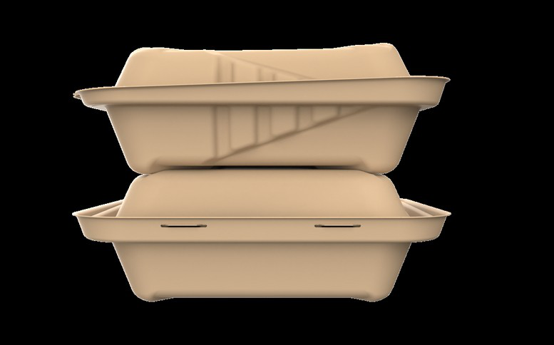 CHUK clamshell stacking design