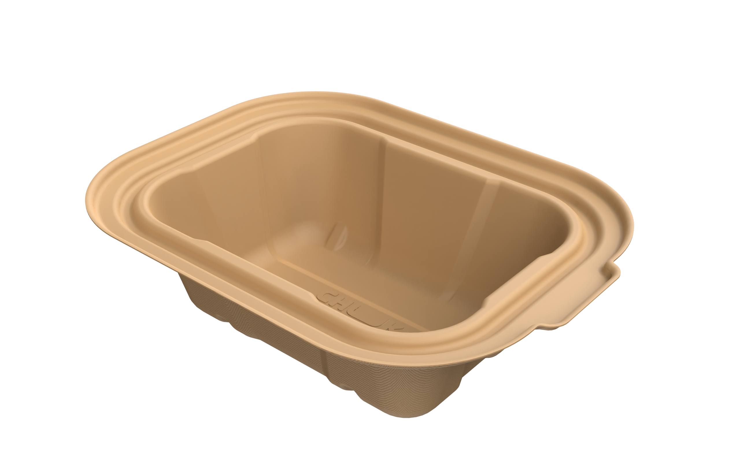 CHUK molded-fiber delivery container — product view 3