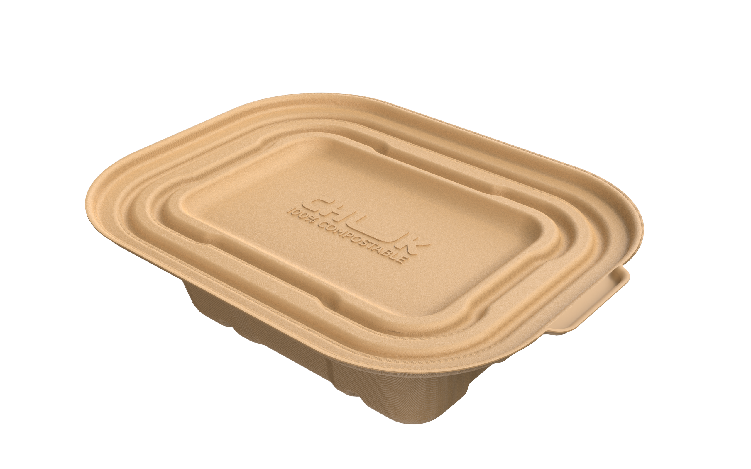 CHUK molded-fiber delivery container — product view 4